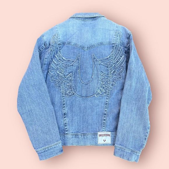 True Religion Other - true religion light wash denim jacket